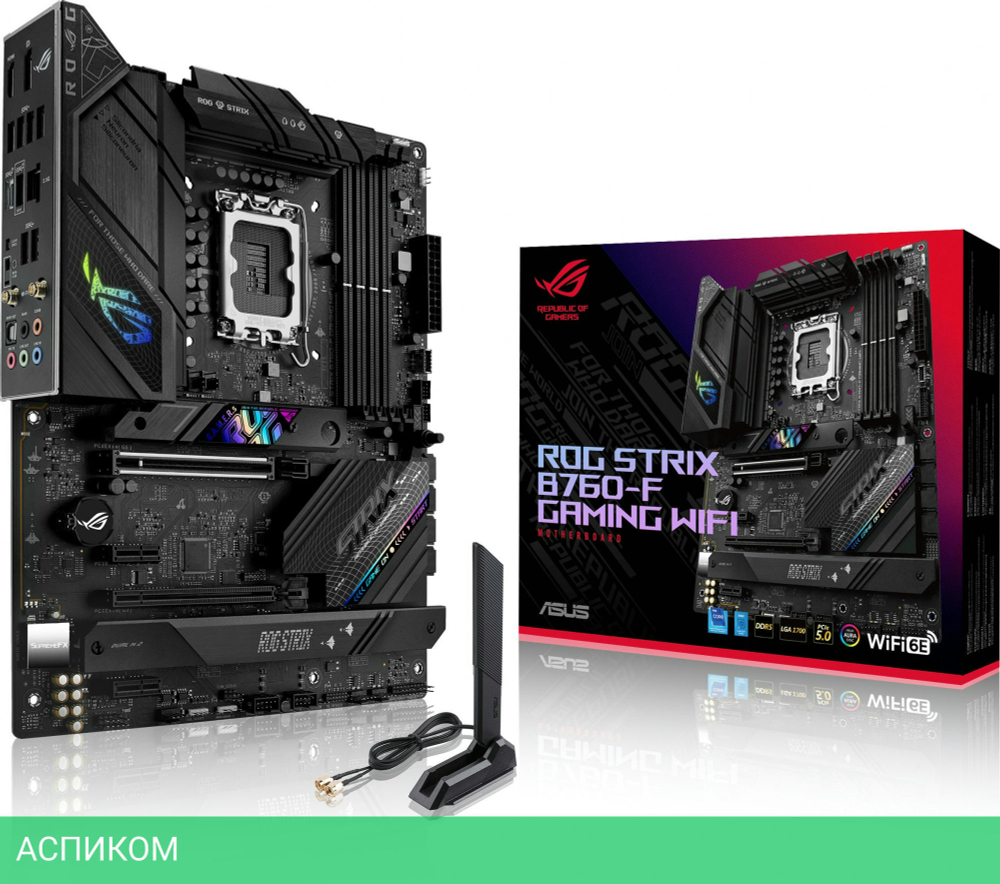 Материнская плата ASUS Rog Strix B760-F Gaming WiFi DDR5