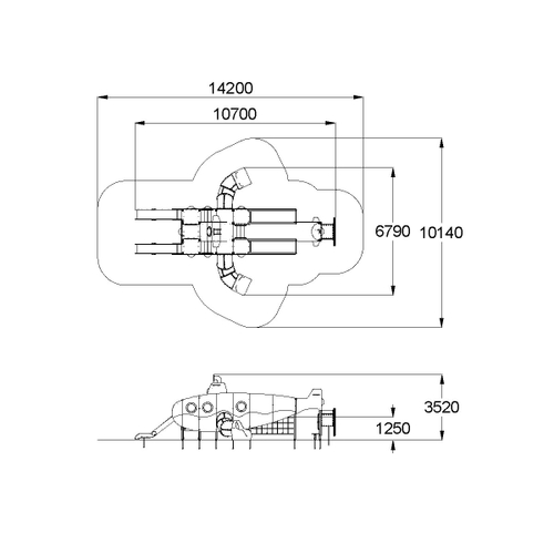 Детский игровой комплекс «Подводная лодка»