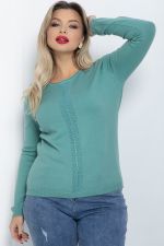 Джемпер Зимний вечер (светло-зеленый) Б12236-20 LT Collection