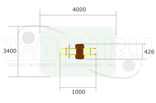 Качалка на пружине «Пони У2»