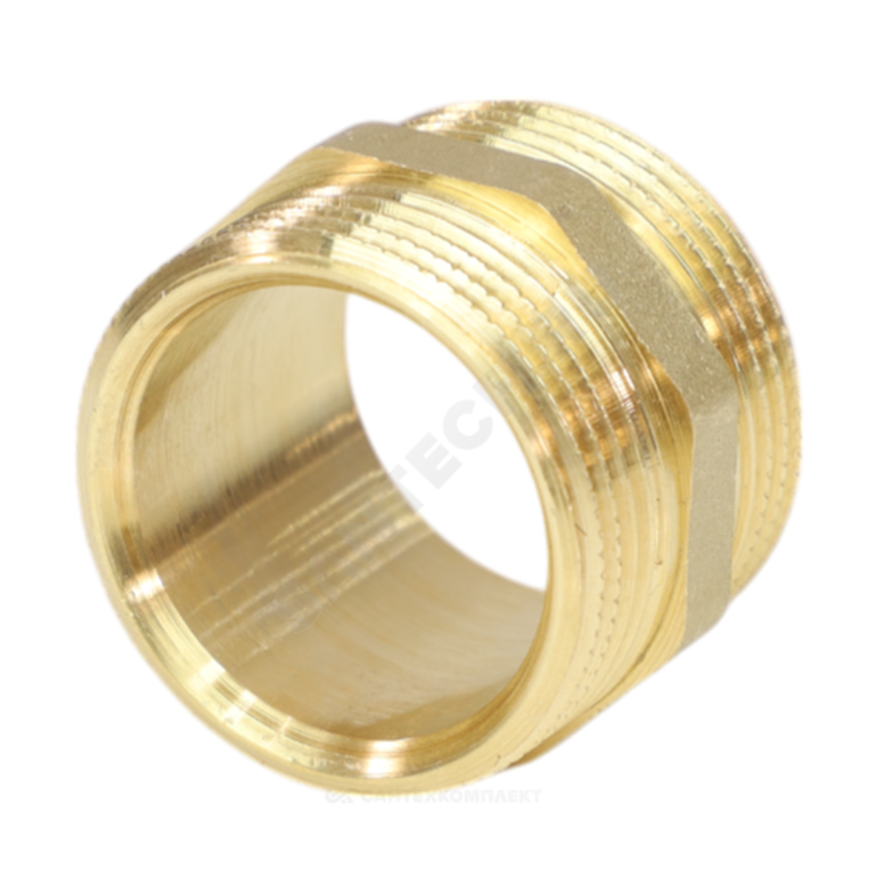 Ниппель латунь Ду 50 (2") НР LD LD.65.501.50