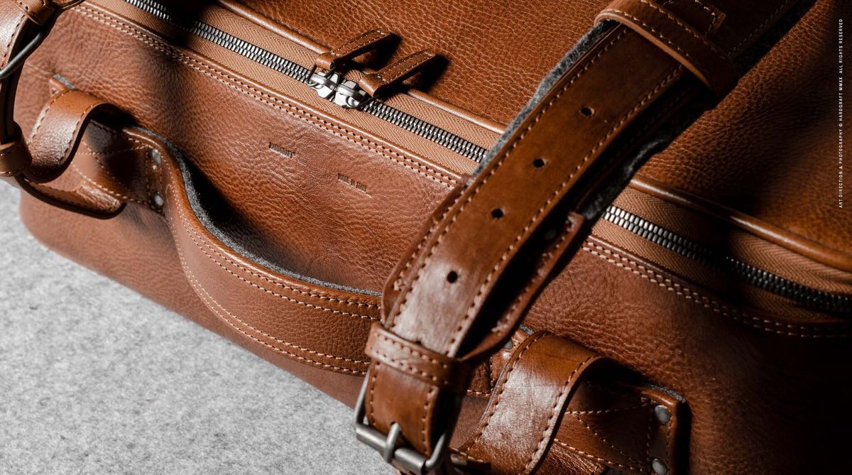 Hard Graft Carry On Classic — чемодан из кожи