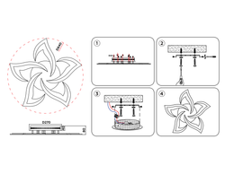 Ambrella Потолочный светодиодный светильник с пультом Original FA4472