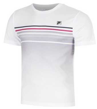 Футболка для мальчика теннисная Fila Miguel - lavender grey print