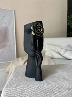 Кашпо - Скульптура - Гипсовая голова Романтик