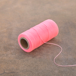 Нитки вощеные плоские 0,8 мм 260м, цвет 14 (розовый)