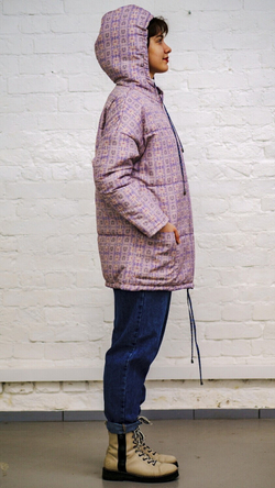 Двусторонняя куртка "Нарвские ворота", по мотивам картины «Нарвские ворота» художника Филонова