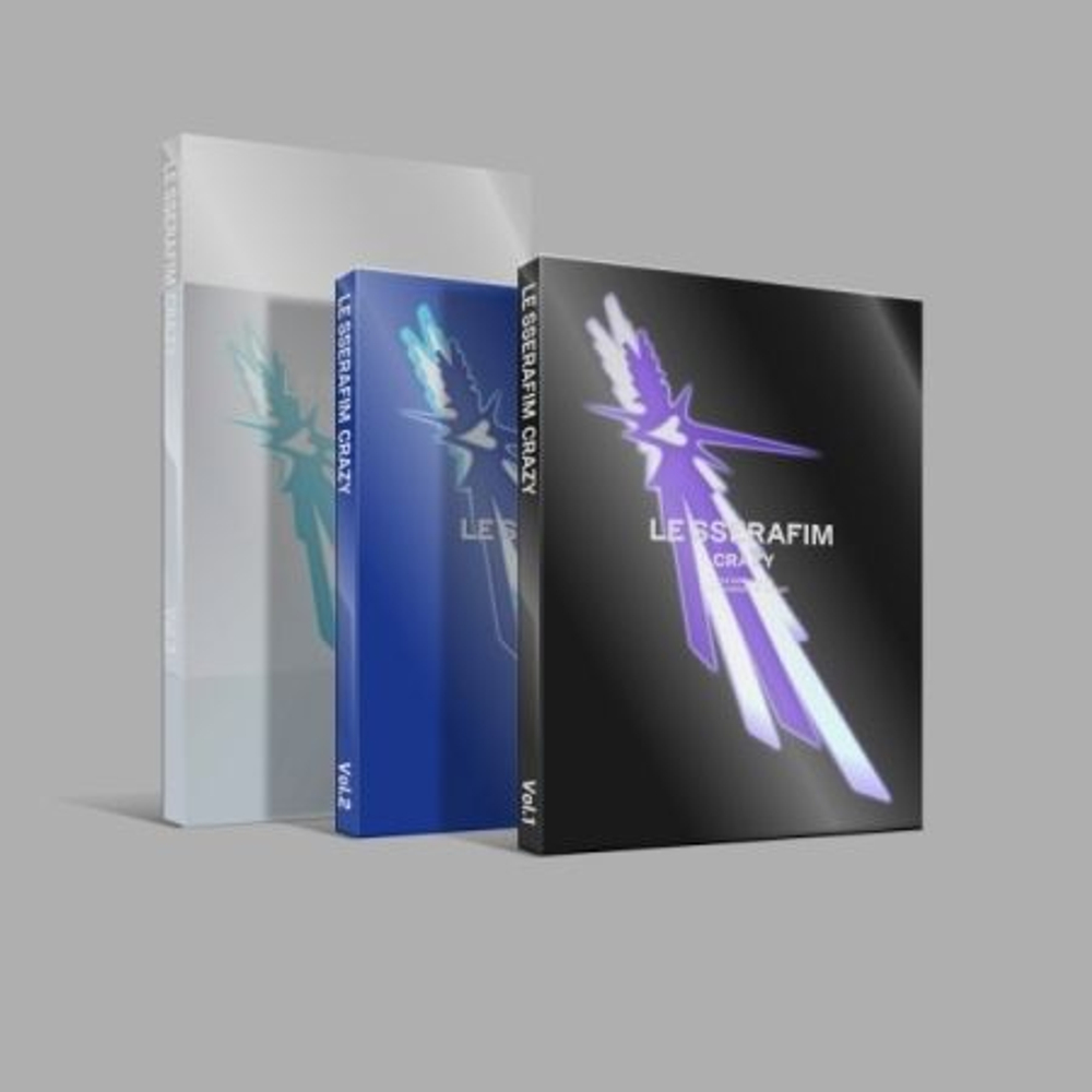 Альбом LE SSERAFIM - CRAZY 4th Mini Album 3 Version SET