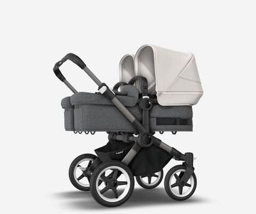 Коляска для двойни 2 в 1 Bugaboo Donkey 5 Twin Misty white/Grey melange/Graphite