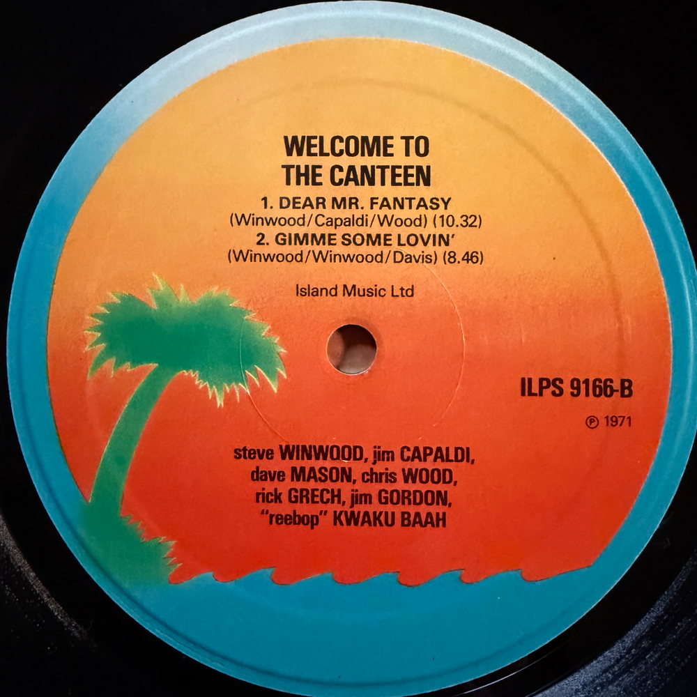 Виниловая пластинка Traffic ‎– Welcome To The Canteen LP