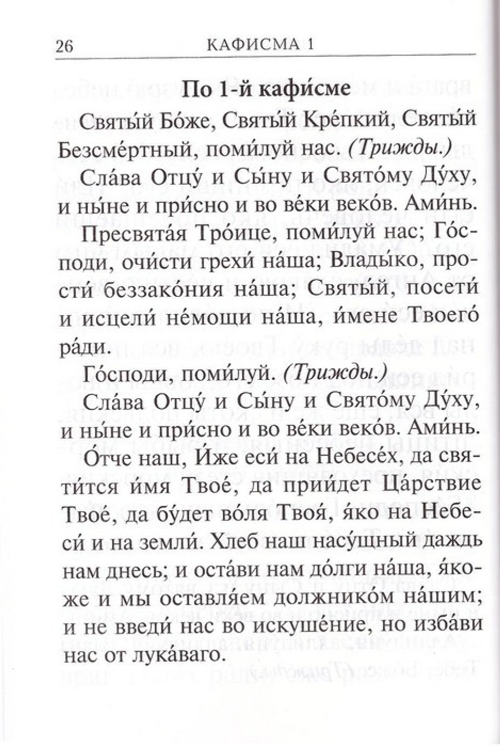 Псалтирь с молитвами о живых и усопших. С указанием чтения на всякую потребу по наставлениям прп. Паисия Святогорца (крупный шрифт)