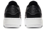 Кроссовки Nike Air Force 1 Low Sage Low Triple Black White (W) (Женская размерная сетка)