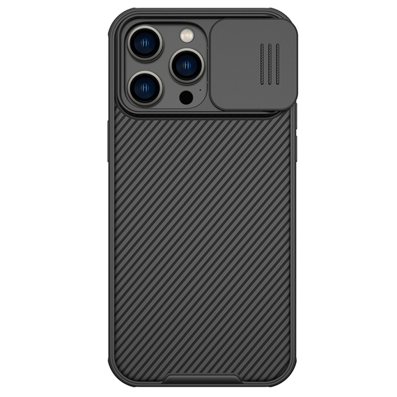 Двухкомпонентный чехол от Nillkin на смартфон iPhone 14 Pro Max, серия CamShield Pro Case, сдвижная шторка для камеры