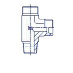 Штуцер FLC DS10 BSPT 3/8 (корпус)