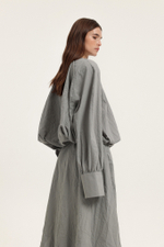 Рубашка из жатого хлопка