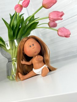 Кукла Nines виниловая 23см Little Mia Latina без одежды (3199WL4)