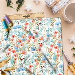 Ткань шифон густое полупрозрачное поле