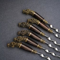 Подарочный набор шампуров "Дракон"