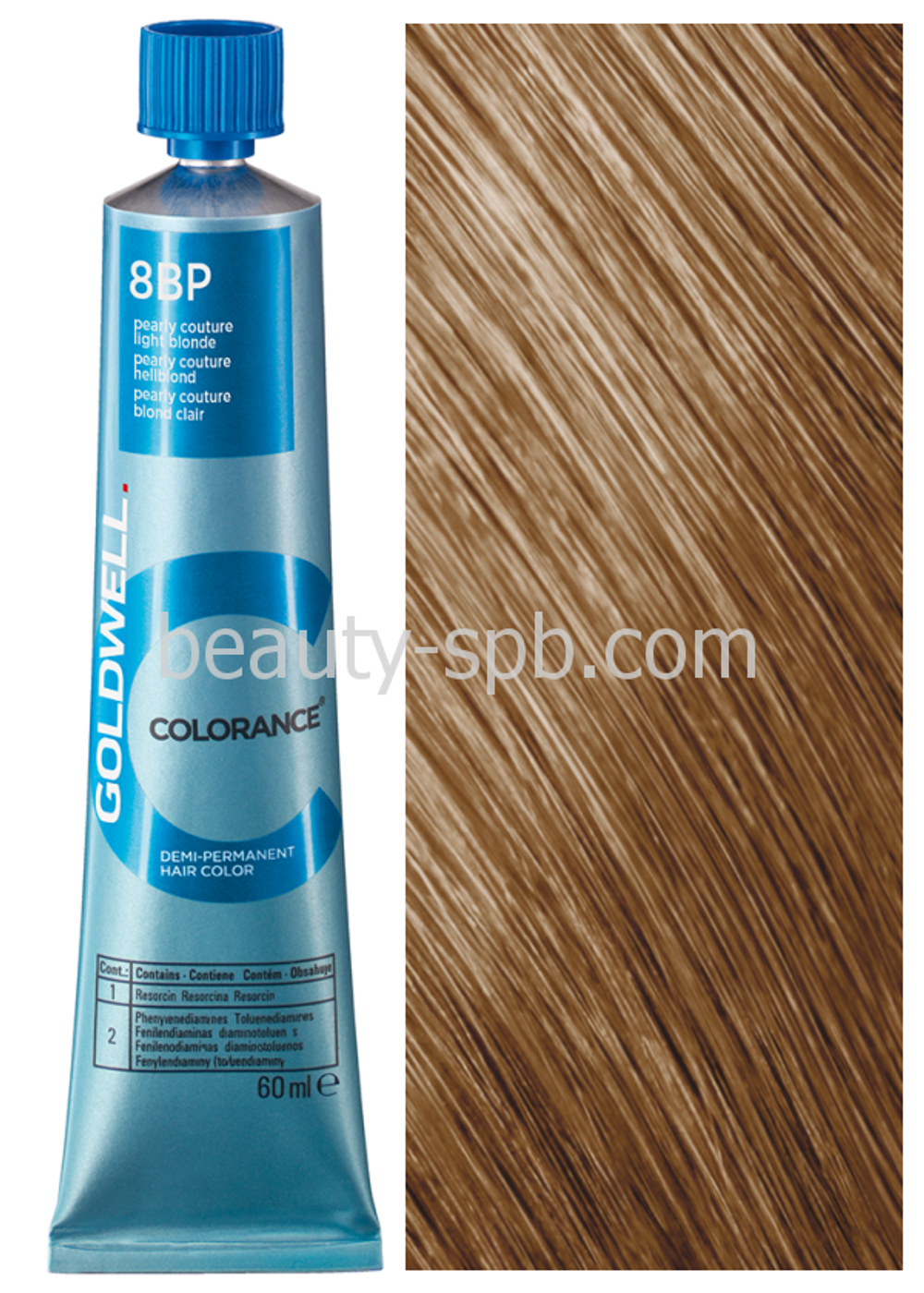Goldwell Colorance 8BP светло-жемчужный блонд от-кутюр 60 мл