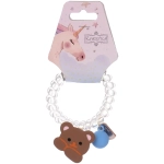 Резинка для волос силиконовая «Salon Bon Bon», мишка, микс 5 цветов, d-5,5см, ( подвес единорог)●