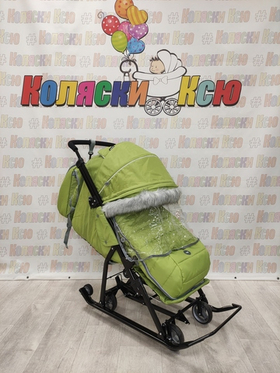Санки-коляски Ника Детям 7-5SK оливковый