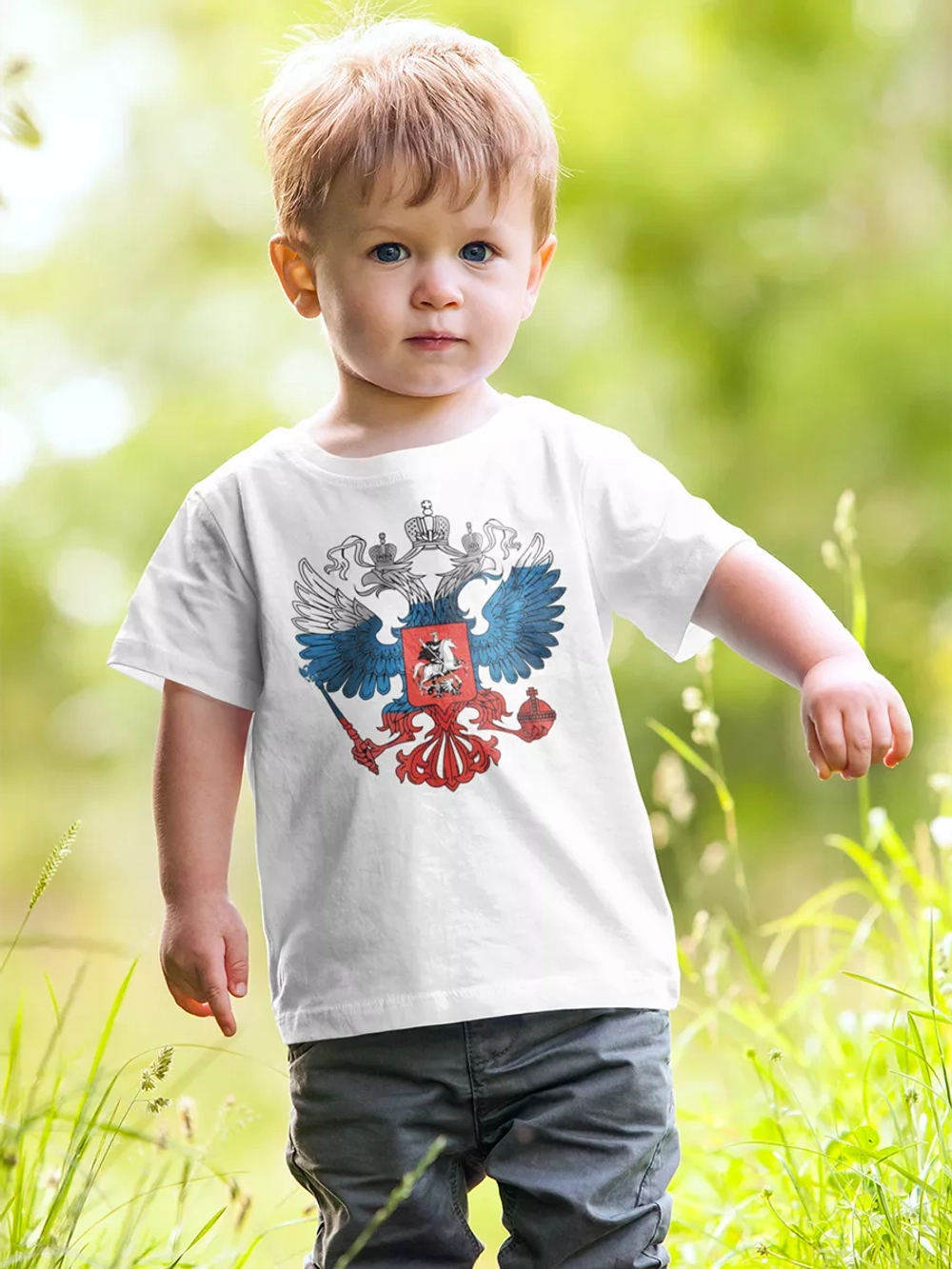 Футболка с гербом России