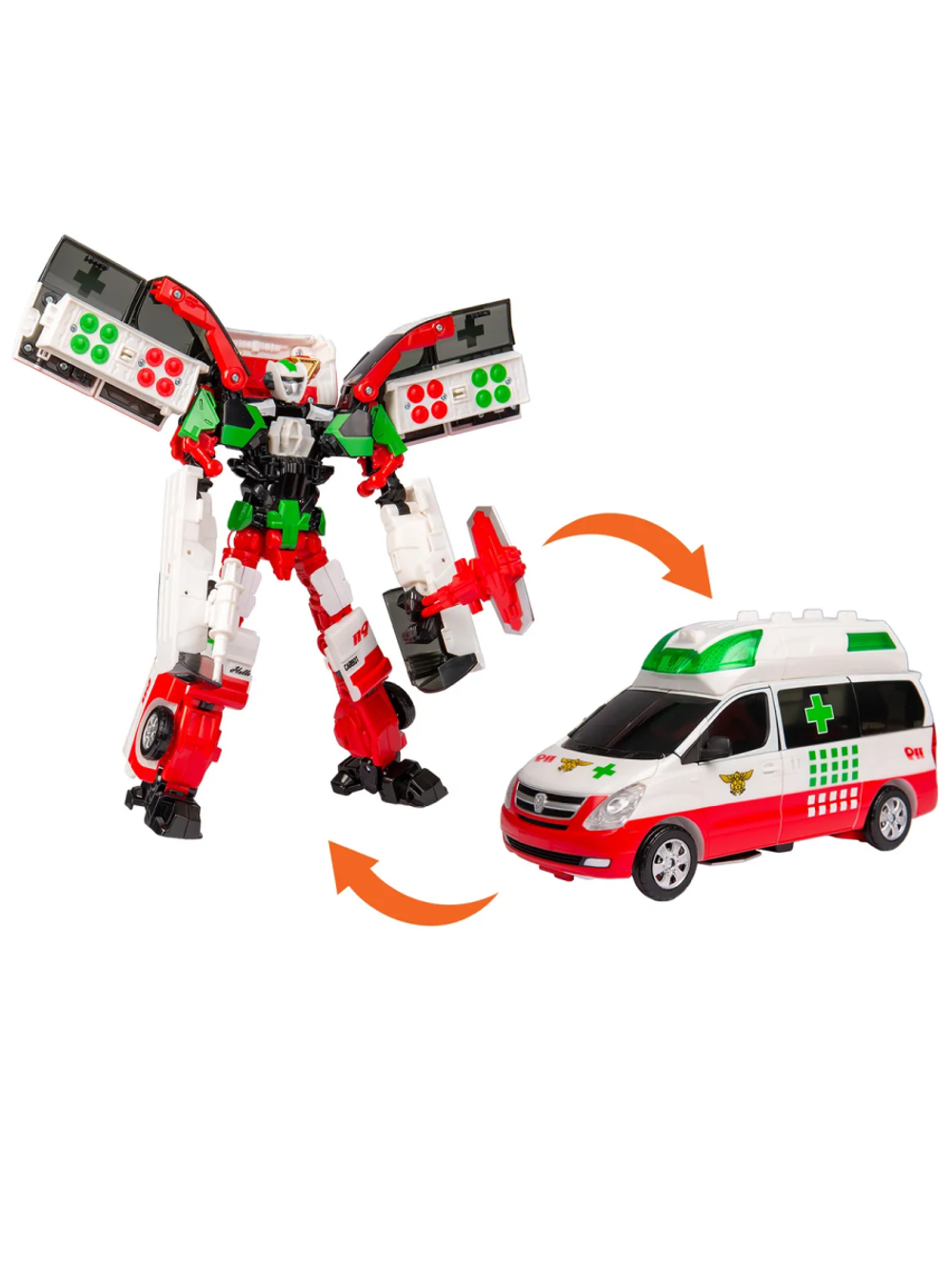 Робот-трансформер Dandy Ambulance Hello Carbot 42902 свет, звук