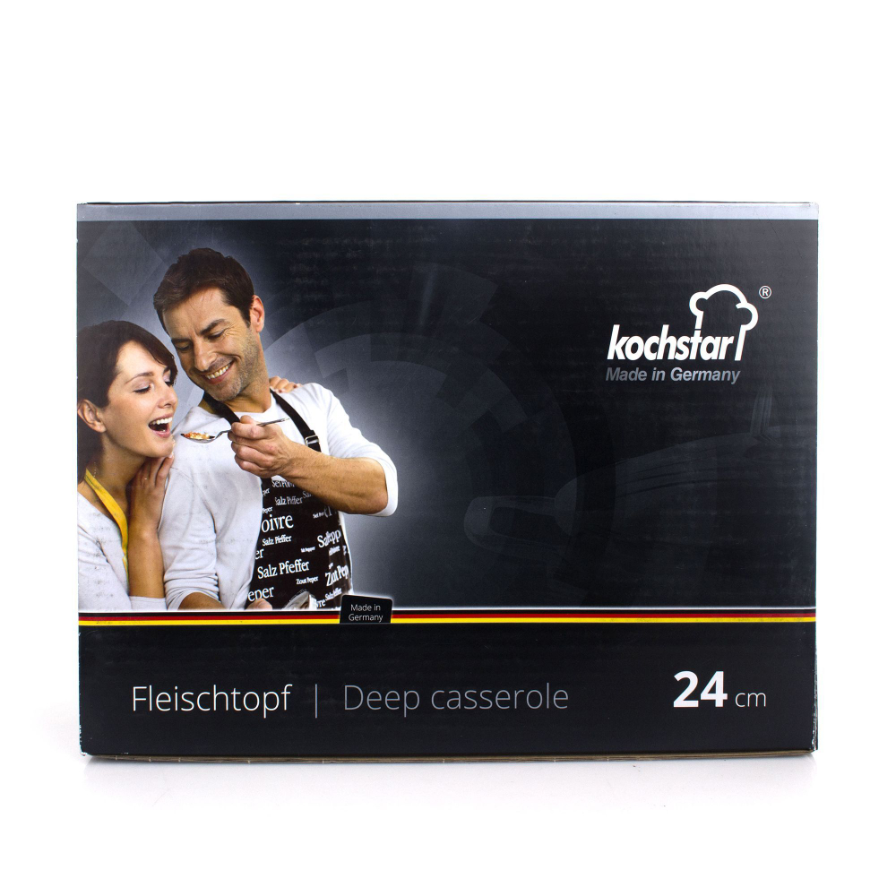 Кастрюля 1.4л Kochstar Metallica Solid Onyx Германия упаковка