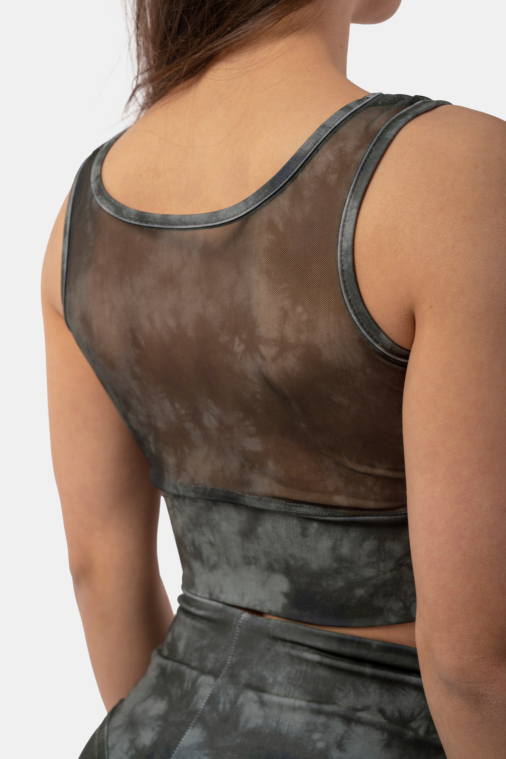 Топ ECO CAMO GREEN MESH SPORTS BRA “BREATHE” 411