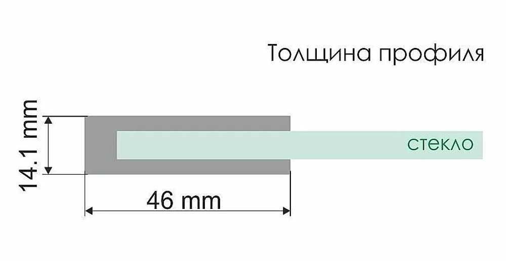 Душевая дверь WasserKRAFT Aller 10H05BLACK