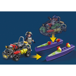 Playmobil - City Action Внедорожный квадроцикл спецподразделения 71147 / артикул   71147  / GTIN 4008789711472