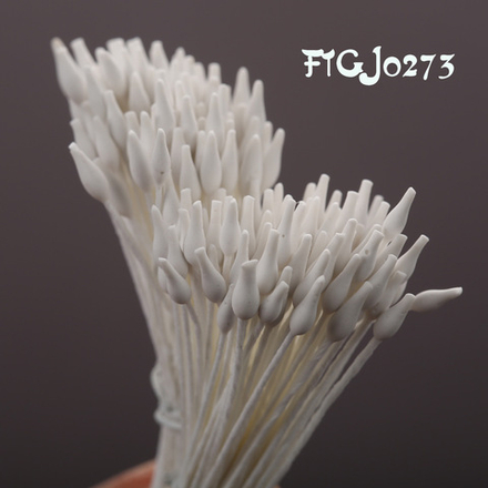 Тычинки заостренные светло-желтые для Эвкалипта, Вероники и пр. (2 пучка)