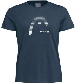 Женская теннисная футболка Head Club Lara - navy
