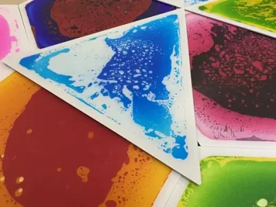 Декоративная плитка "Клякса" Живой пол Сота