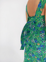 Сарафан с лентами зеленый 3