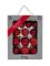 Набор стеклянных шаров Классический красный 26 шт., Christmas DeLuxe (86461)
