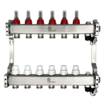 Коллектор с расходамерами 1"-3/4" - 6 вых. Wester MUFS