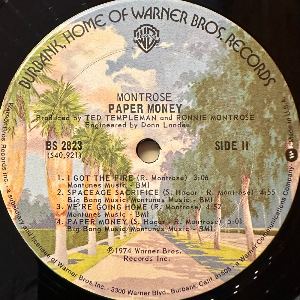 Montrose - Paper Money (США 1974г.)