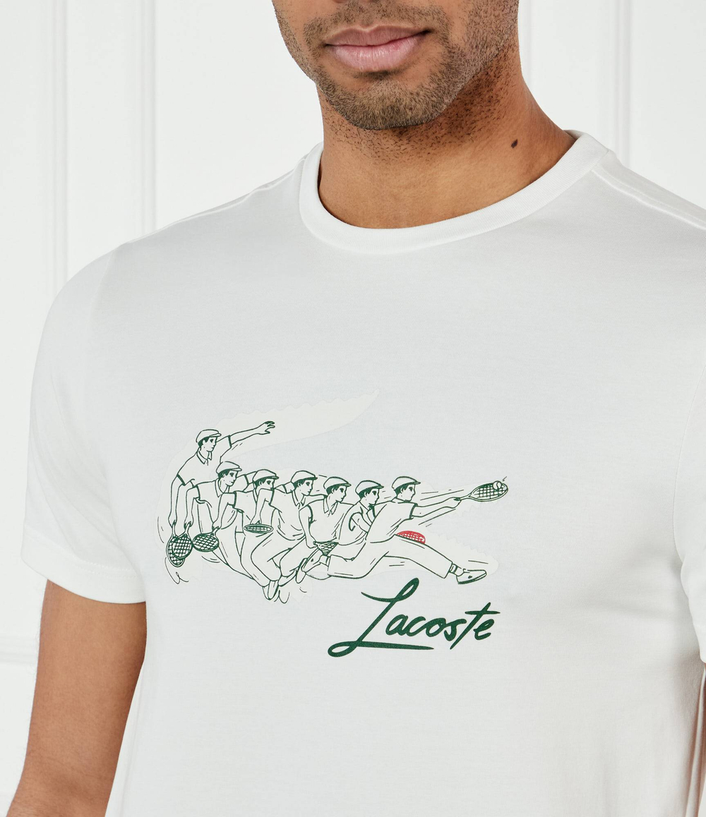 Футболка Lacoste - экрю(TH2102)