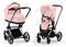 Детская коляска Cybex Priam IV 2 в 1 Peach Pink шасси Chrome Black