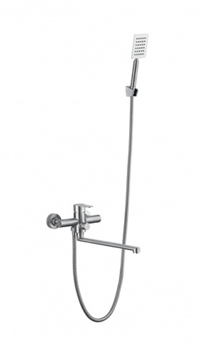 313541 Смес. од. для ванны длин. (НЕРЖ САТИН) ViEiR (8/1шт)