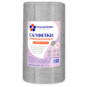 Салфетки в рулоне из микрофибры 25*25см