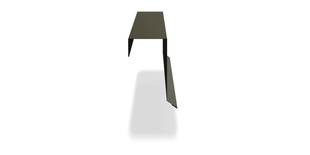 Планка торцевая фальц 60х97х2000 Satin Matt