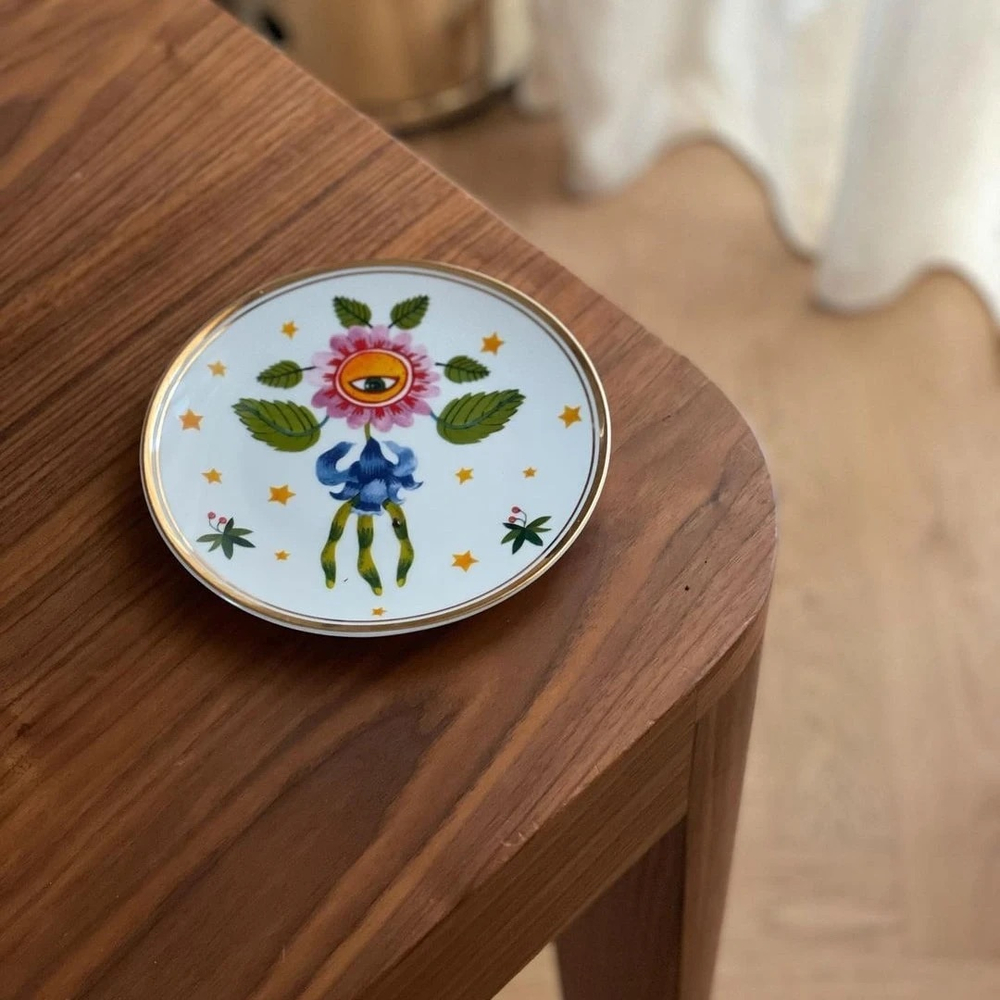 Тарелка пирожковая FLORAL 17 см