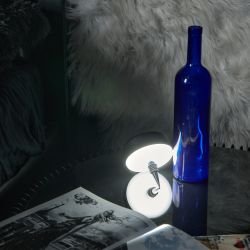 ULM-D950 3W-3000-6500K-DIM IP54 BLACK Светильник настольный светодиодный беспроводной. Встроенный аккумулятор 2200mAh. Диммер. Черный. TM Uniel