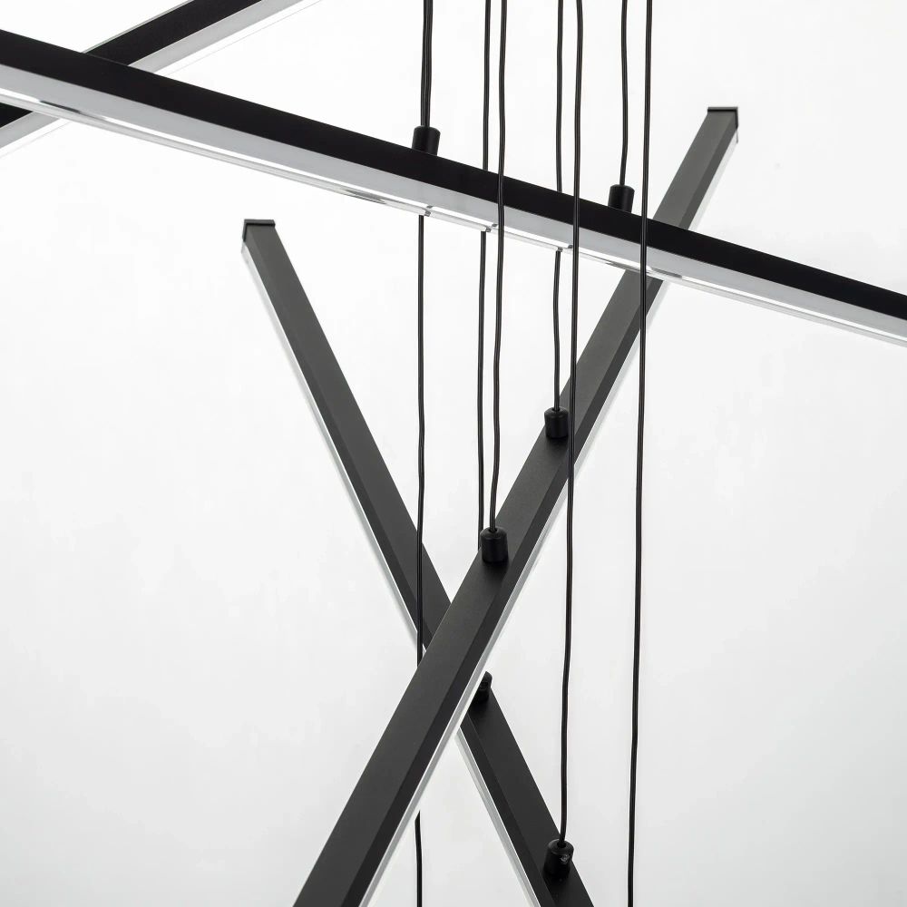 Citilux Trent CL203761 LED Люстра подвесная с пультом Чёрная