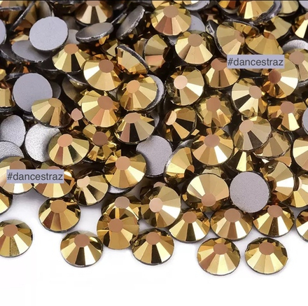 Стразы клеевые, Gold Hematite (Mine gold), P37, SS20, 1440, (F2)