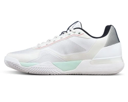 Мужские кроссовки теннисные Wilson Rush Tour 5 Clay - white/bay/fiery core