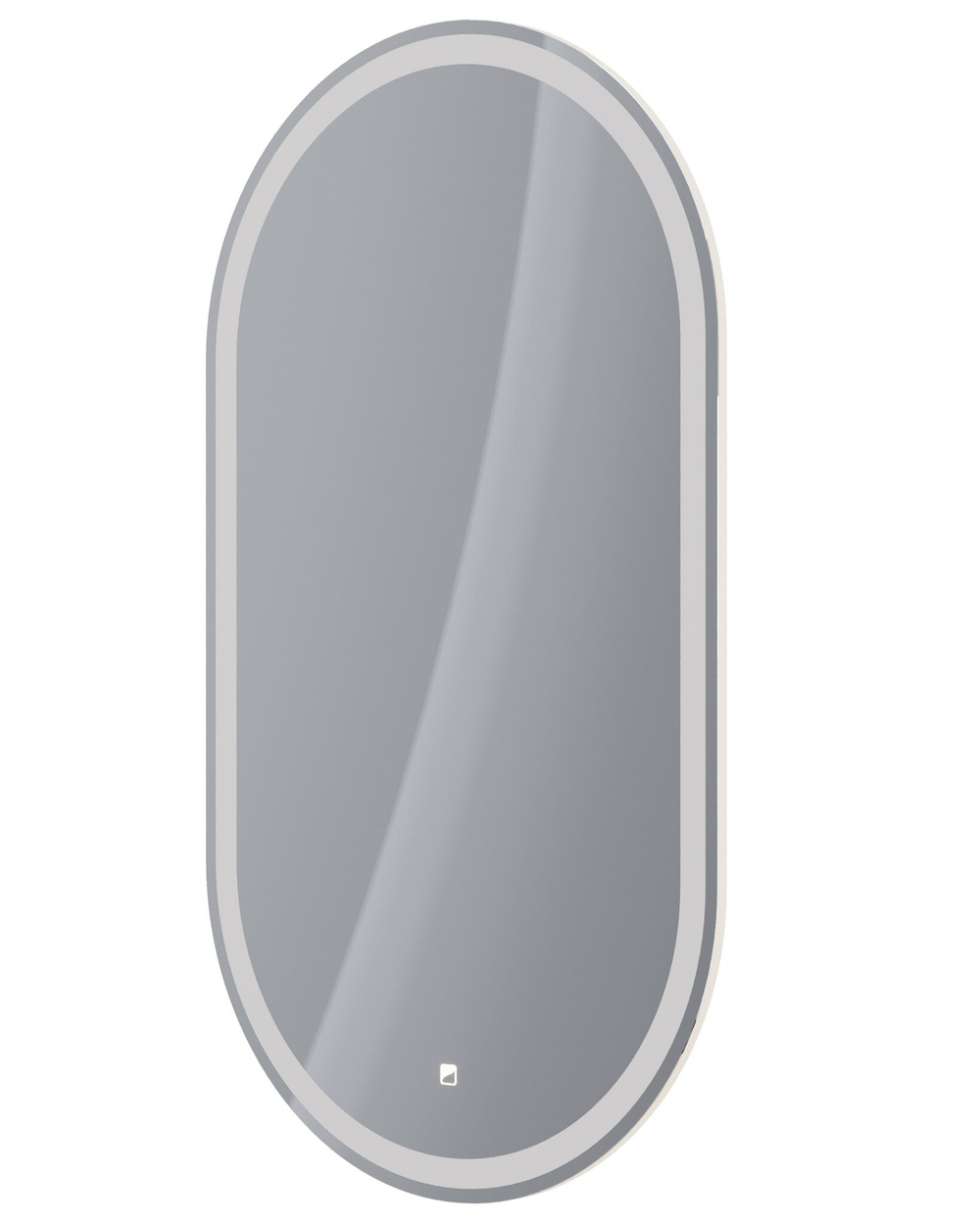 Зеркало LUNO , 55*100см, сенсорный выключатель, LED-подсветка, ф-ция антизапотевания