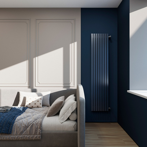 Радиатор WARMMET водяной настенный вертикальный Cube V (W) СЕРЫЙ RAL7040